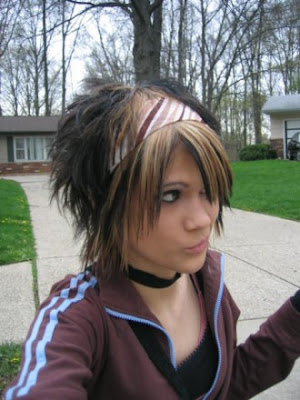 punk emo hairstyles for girls. wallpaper Emo Hairstyles For