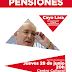 IU-Mérida organiza un acto público en defensa del sistema público de pensiones, con la participación de Cayo Lara.