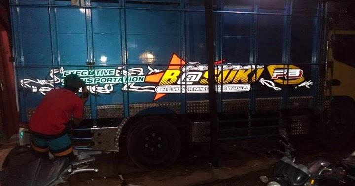 BROWNN EXOTIC variasi truck cutting sticker putra basuki 