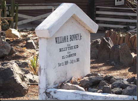 Billy The Kid Gravsten