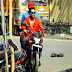 Most Famous Hero Ajay Devgan On The Bike Funny Wallpaper