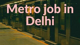 Delhi Metro job for Ticket Counter