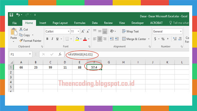 Belajar Dasar - Dasar Microsoft Excel Sampai Mahir 