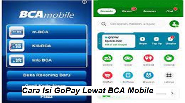 Cara isi GoPay Lewat BCA Mobile