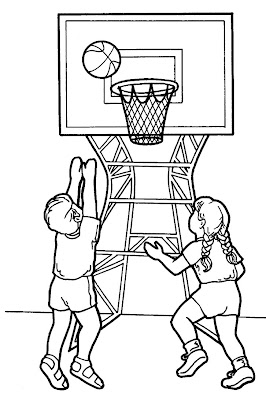 Sport Coloring Page For Kids 