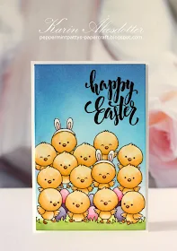 Sunny Studio Stamps: Chickie Baby Easter Cards by Karin Åkesdotter 