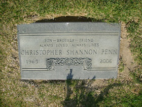 Chris Penn's Grave at Holy Cross