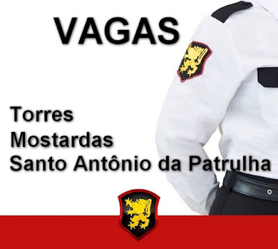 Rudder seleciona Porteiro e Vigilante em Torres, Mostardas e Santo Antônio