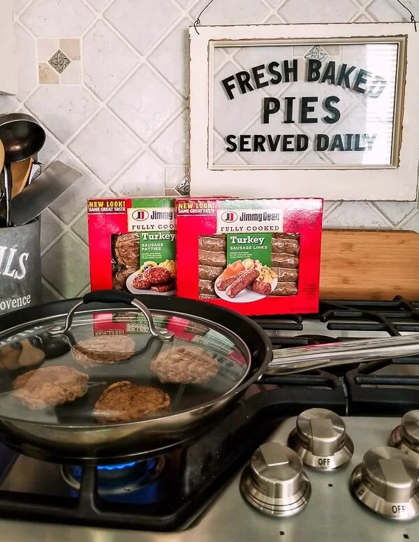 heat sausage patties on stove top