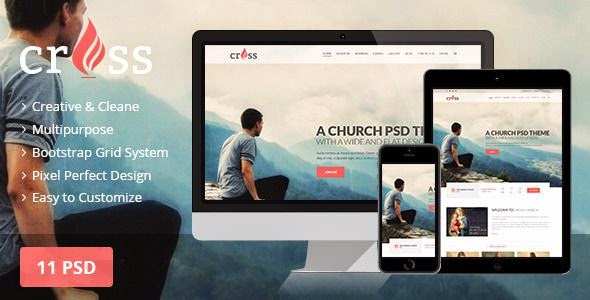 Best Premium Church PSD template 