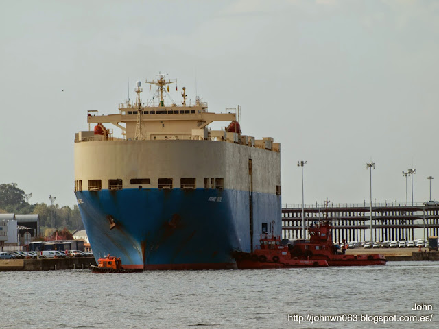 fotos de barcos, imagenes de barcos, Ro-Ro, grand race, vehicles carrier, bouzas, vigo