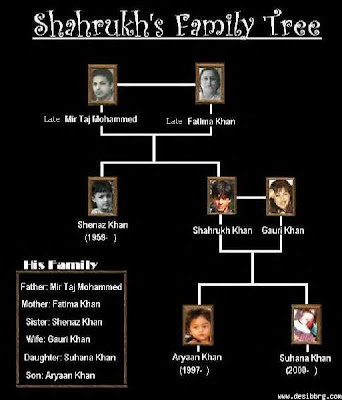 SRK Real Life Family pics