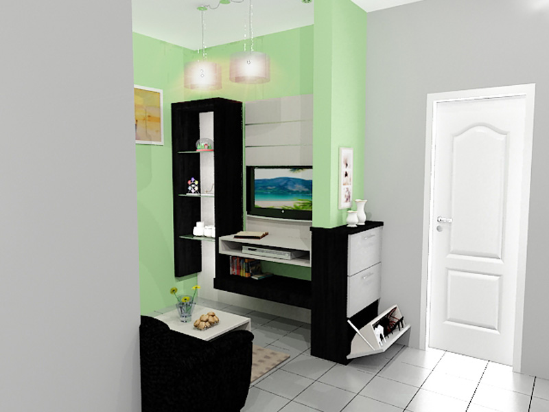 RAK TV APARTEMEN Loretta Interior Design RAK TV APARTEMEN Loretta Interior Design