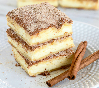 Churro Cheesecake Bars #dessert
