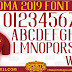 FREE DOWNLOAD: AS Roma 2019 Football Font by Sports Designss_Download AS Roma Football Font for Free