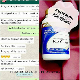 TESTIMONI KULIT CANTIK DENGAN VITAMIN C SHAKLEE