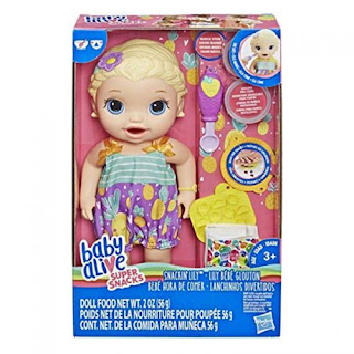 Baby Alive Snackin’ Lily Blonde Hair