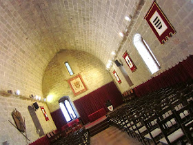 Salón gotico del castillo de Peñiscola