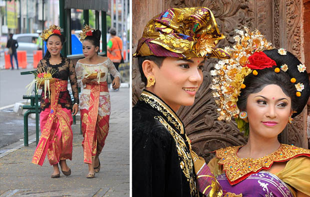 Pakaian Adat Pengantin Bali