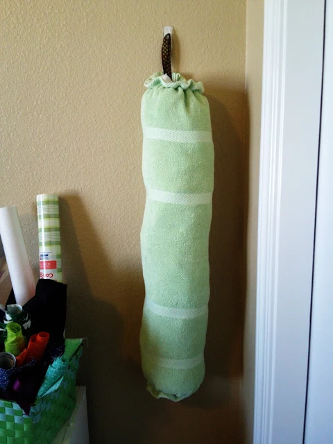 diy plastic bag holder