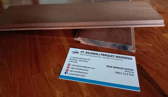 kartu nama penjual kayu ulin