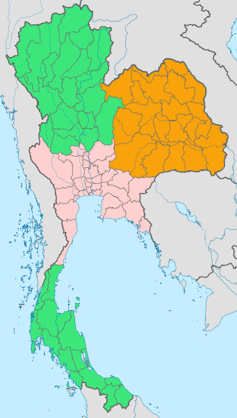 Region di Thailand