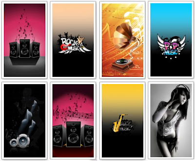 All the wallpapers are high quality and looks great on Nokia 5800 