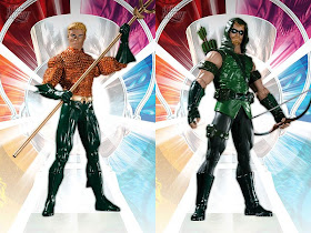 Brightest Day Series 1 Action Figures by DC Direct - Aquaman and Green Arrow