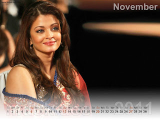 Aishwarya Calendar 2011