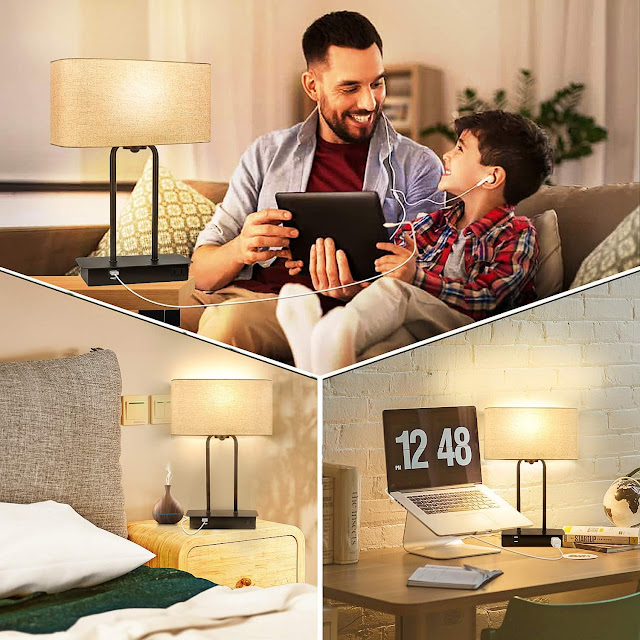 Table Lamp for Living Room: Elevate Your Space with Beslowe's Dimmable Touch Control Lamp