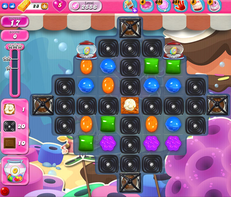 Candy Crush Saga level 2556