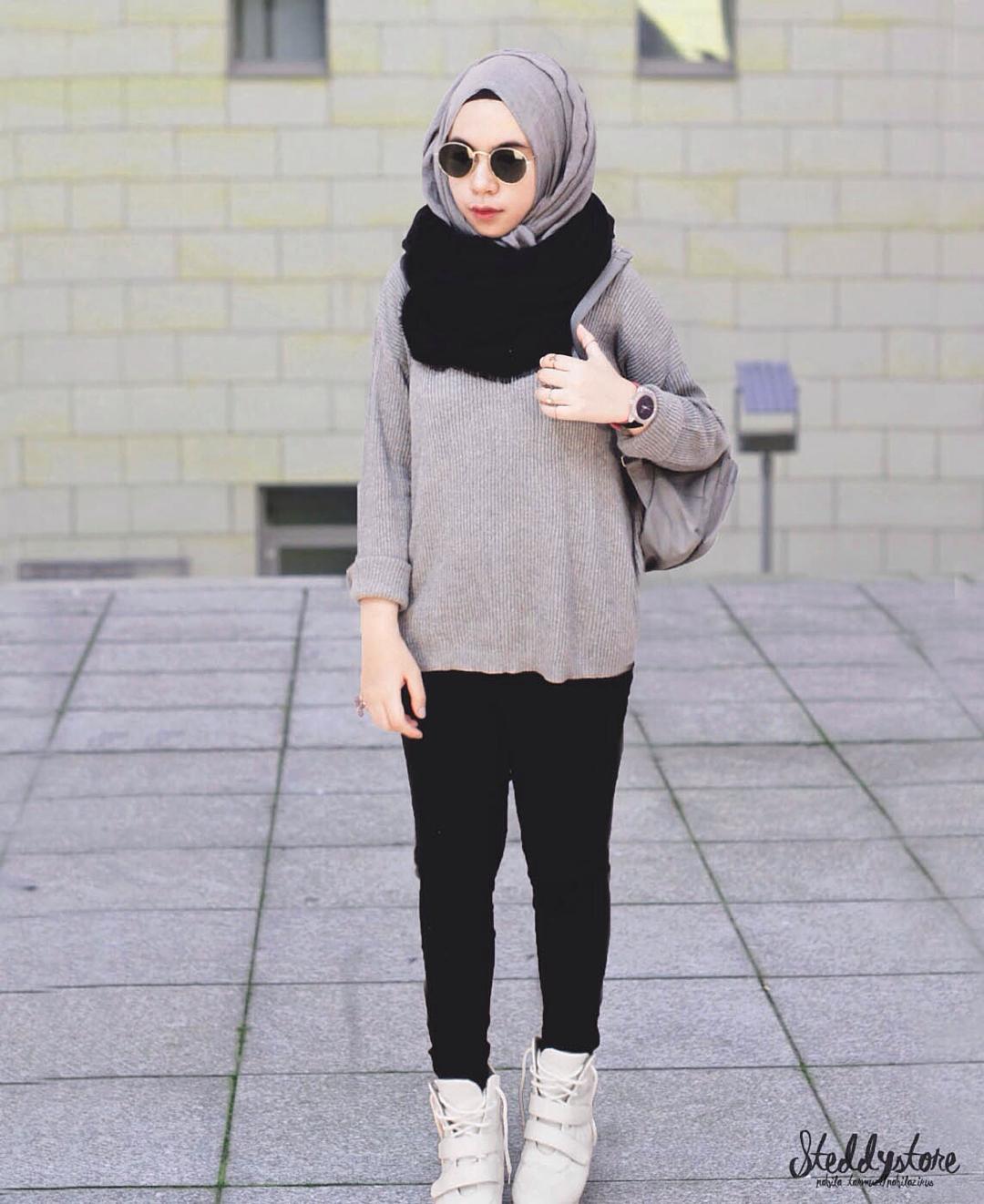 45+ Model Hijab Terbaru 2018: Simple, Modern & Elegan