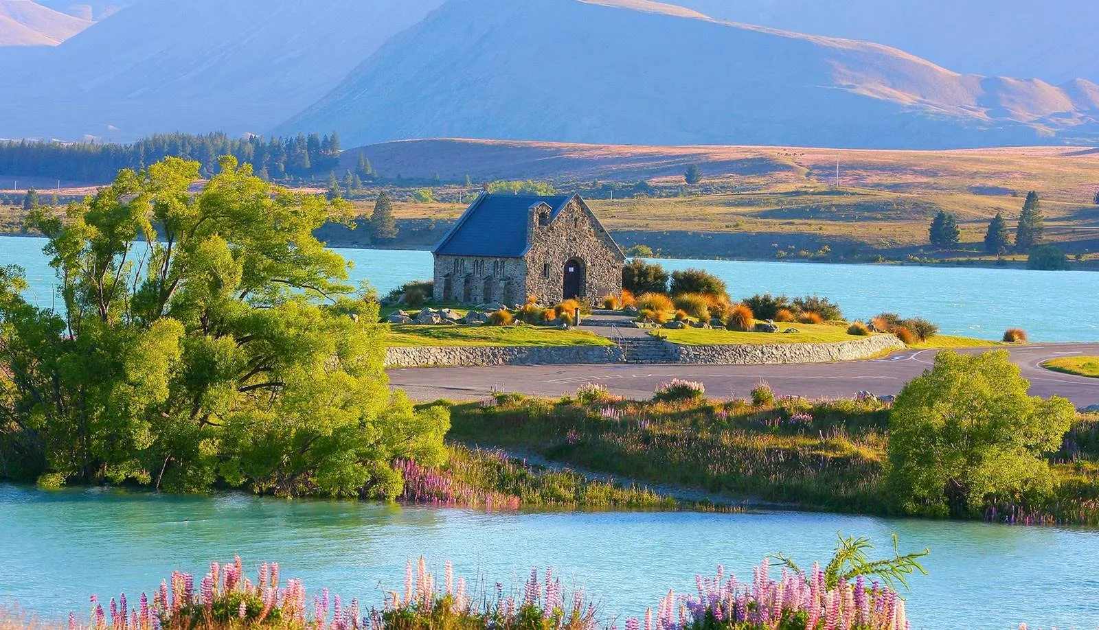 紐西蘭-租車-推薦-蒂卡波湖-牧羊人教堂