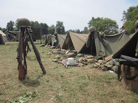 D-Day WWII Reenactment, Allied Camp
