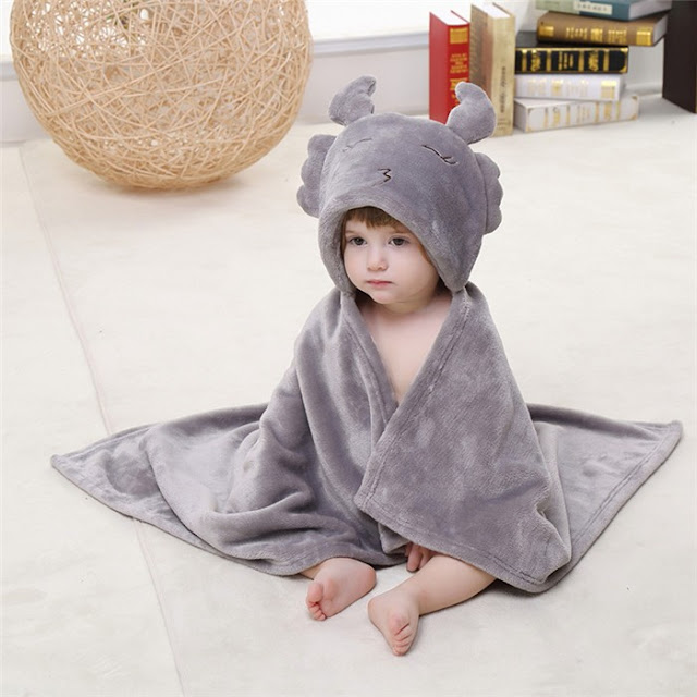 Beautiful Baby Bathrobes / Modeling Baby Bathrobe