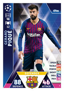 Match Attax UEFA Champions League 2018 2019 FC Barcelona Set