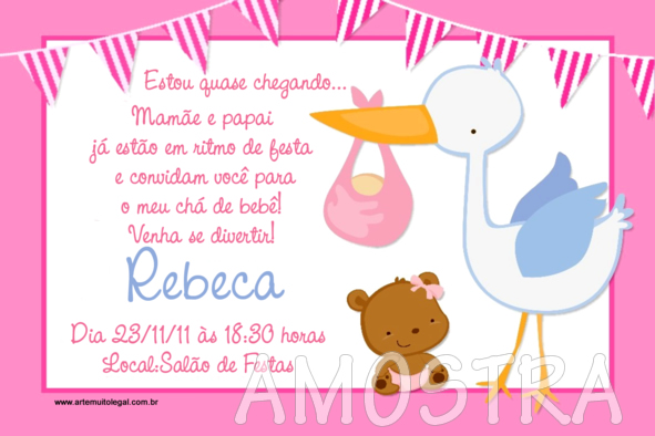 Modelos de Chá de Bebê Fralda Convites e Cartões Online InviteBox