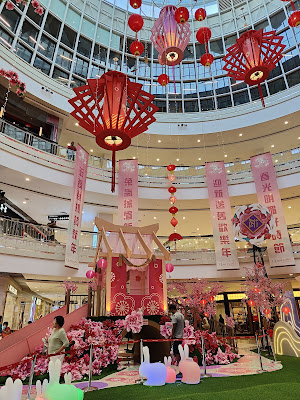 Deko,decoration chinese new year,decoration sempena chinese new year,queensbay mall penang,dekoration di queensbay mall penang,apa yang menarik di queensbay mall penang,