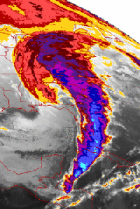 'Storm of the Century' - 13 March 1993 [Credit: NASA]