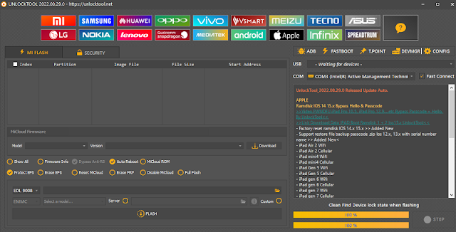UnlockTool_2022.08.29.0 Factory reset ramdisk IOS 14.x 15.x >> Added New