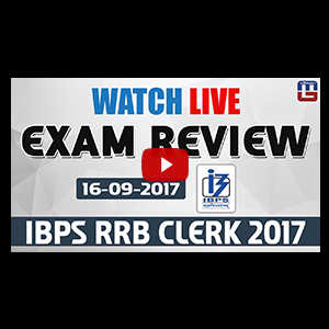 Exam Review With Cut Off | IBPS RRB CLERK 2017 | 16 September-Ist Shift