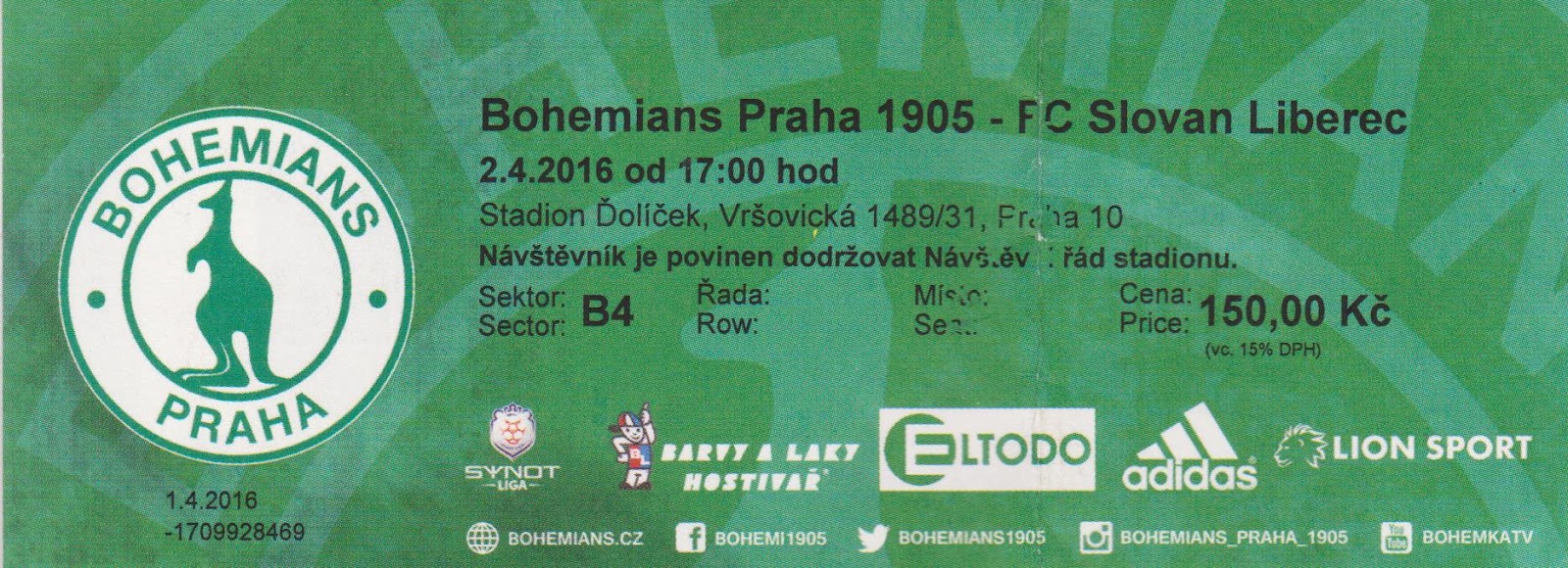Mm Groundhopping Bohemians Praha Slovan Liberec