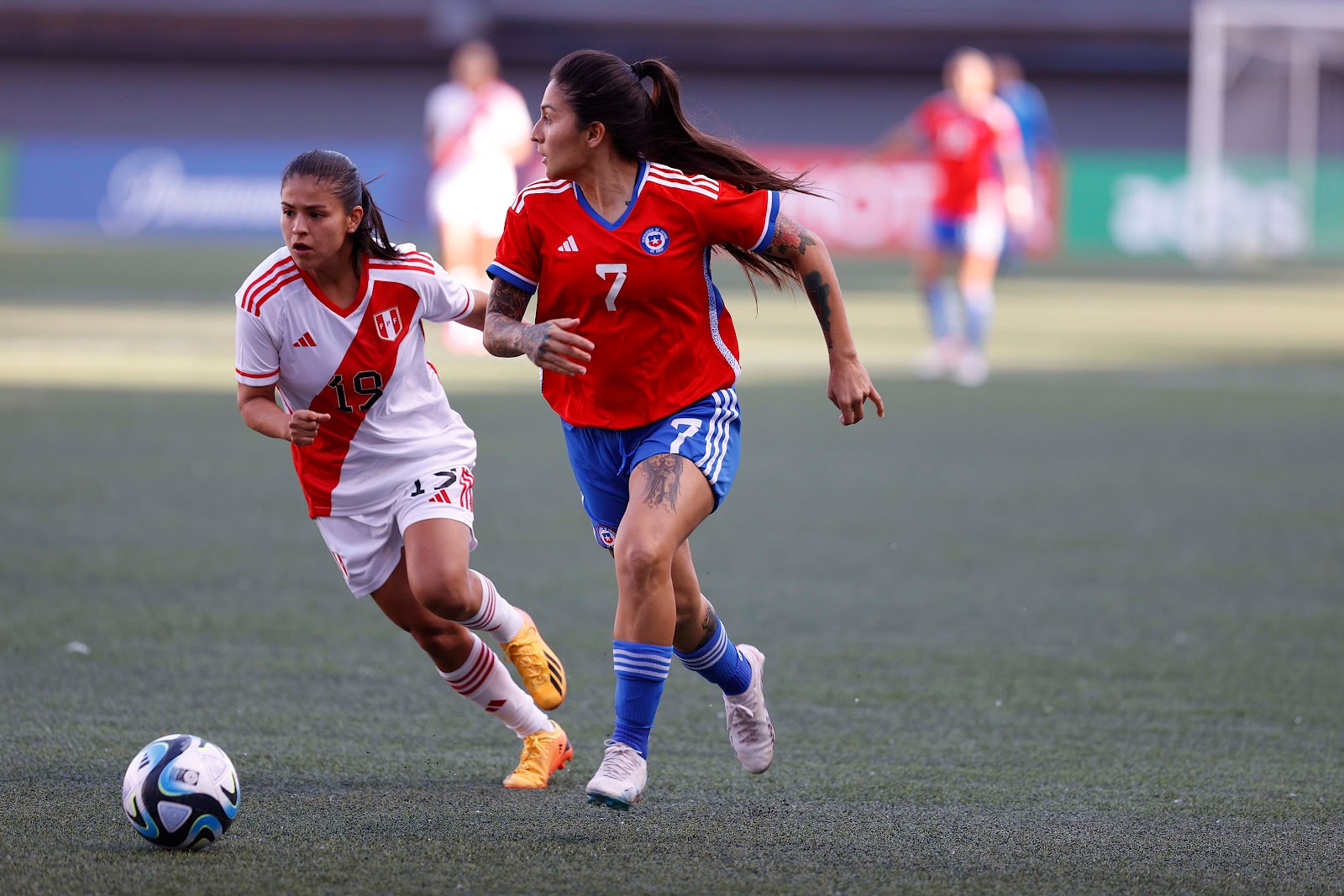 Chile y Perú en partido amistoso femenino, 1 de diciembre de 2023