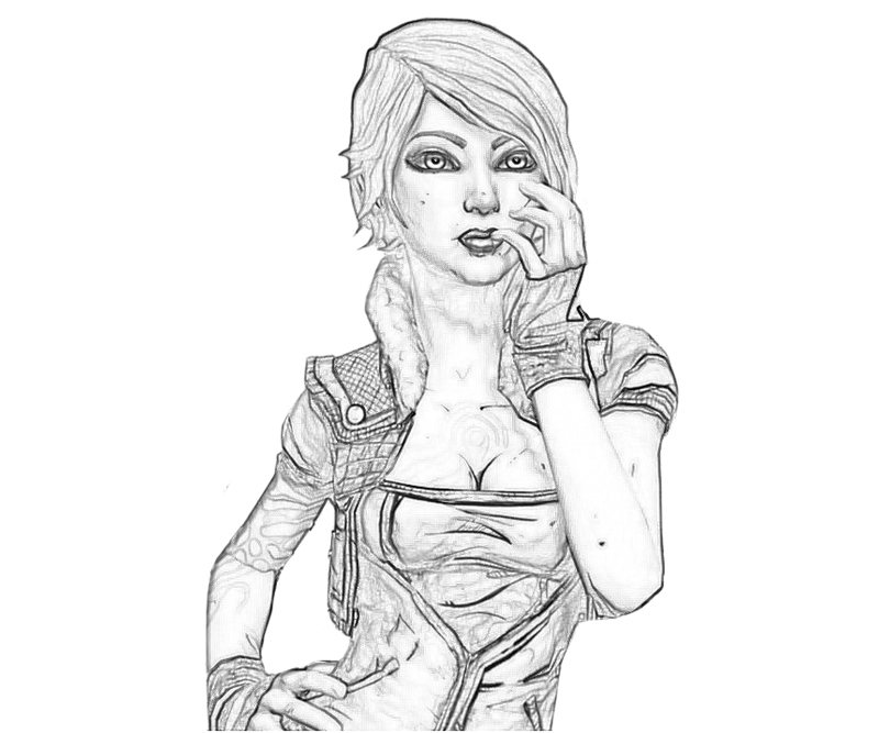 printable-borderlands-2-lilith-action_coloring-pages