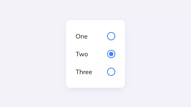 Radio Button with SVG Animation