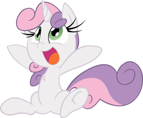 Adorable squeaky little Sweetie Belle