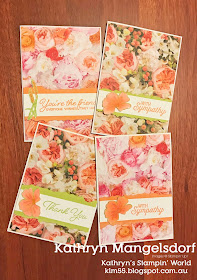 Stampin' Up! Petal Promenade, Quick and Easy Card #likeitchopit designed by Kathryn Mangelsdorf