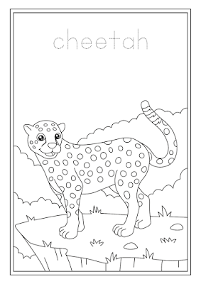 شيتا، رسومات للتلوين حيوانات للأطفال