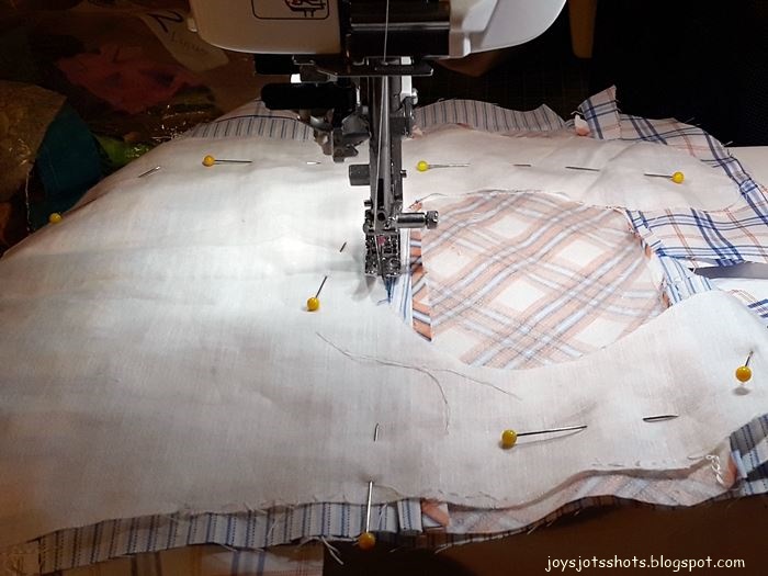 Joy's Jots, Shots & Whatnots: Burp Cloth Becomes a Bib- Sewing Snaps