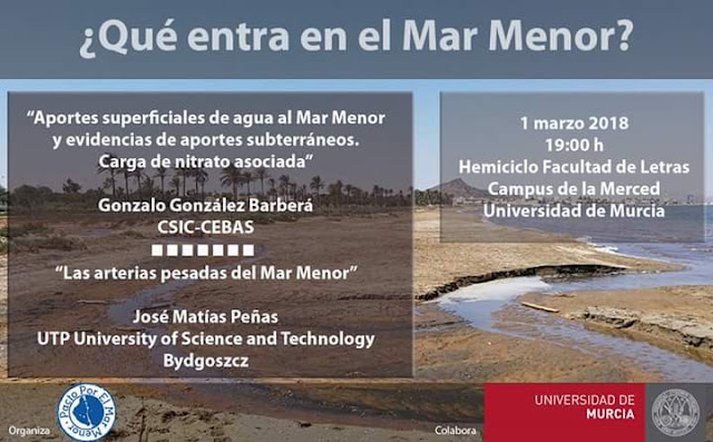 ¿Qué entra en el Mar Menor?